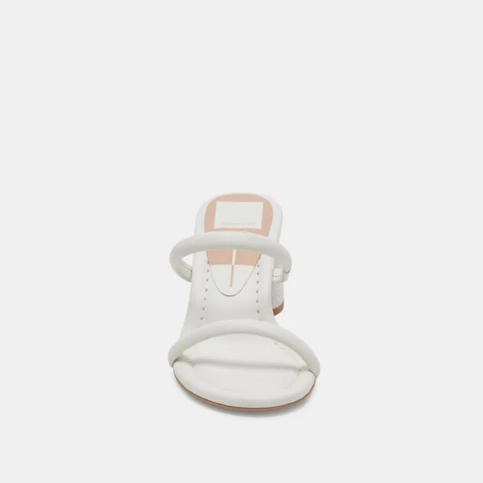 Dolce Vita Mandie Heels White Stella Women Sandals