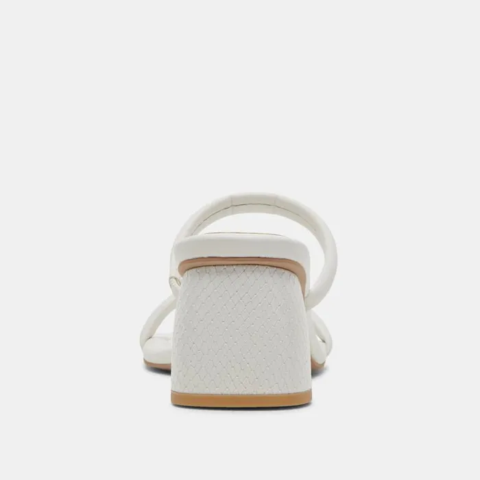 Dolce Vita Mandie Heels White Stella Women Sandals