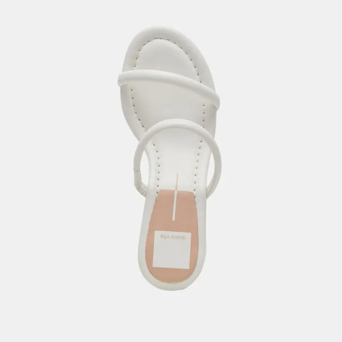 Dolce Vita Mandie Heels White Stella Women Sandals