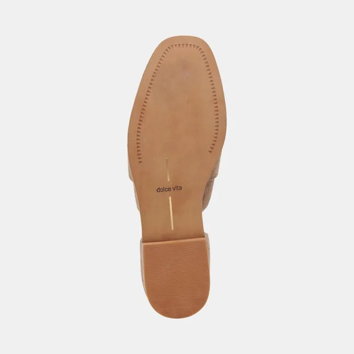 Dolce Vita Moyra Flats Truffle Suede Women Flats and Loafers