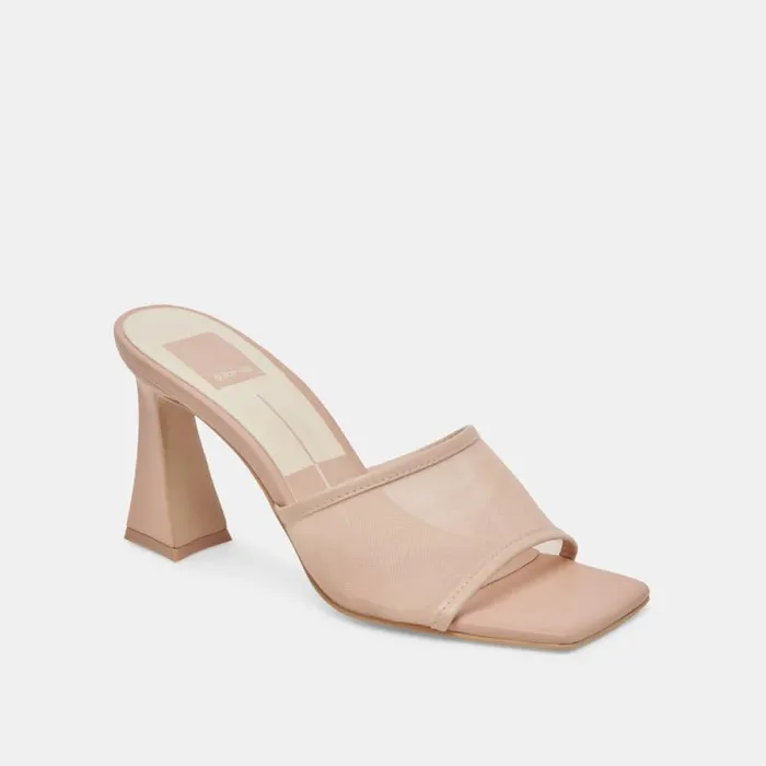 Dolce Vita Narda Heels Blush Mesh Women Heels
