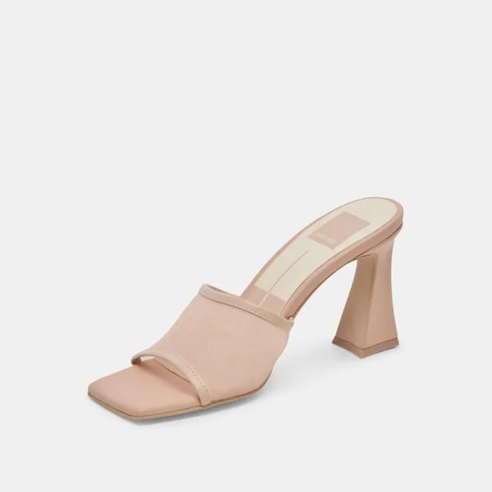 Dolce Vita Narda Heels Blush Mesh Women Heels
