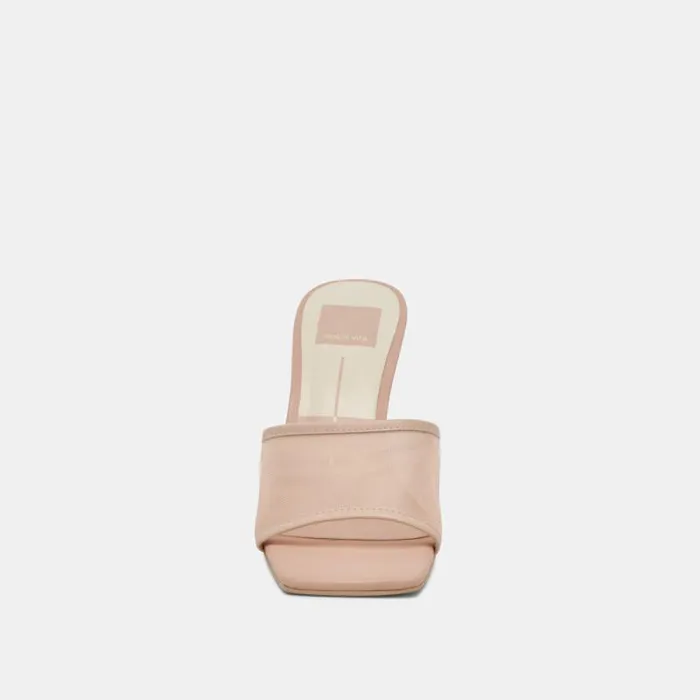 Dolce Vita Narda Heels Blush Mesh Women Heels