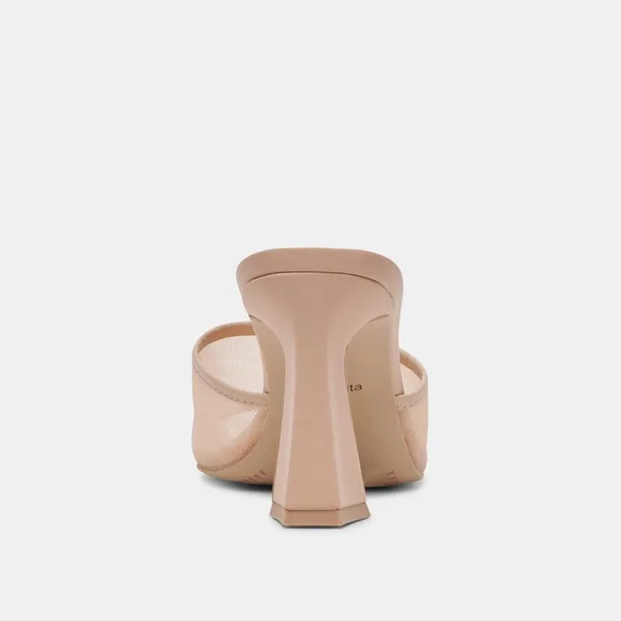 Dolce Vita Narda Heels Blush Mesh Women Heels