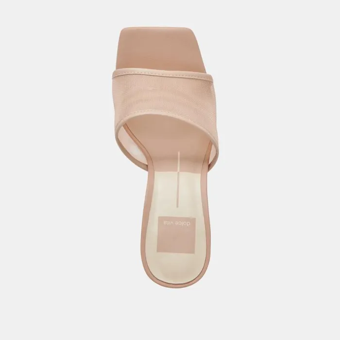 Dolce Vita Narda Heels Blush Mesh Women Heels
