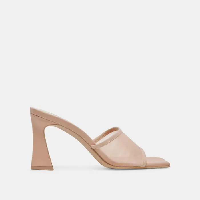 Dolce Vita Narda Heels Blush Mesh Women Heels