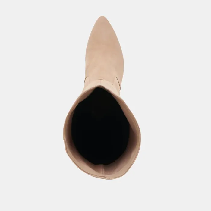 Dolce Vita Nedi Wide Calf Boots Dune Nubuck Women Boots and Booties