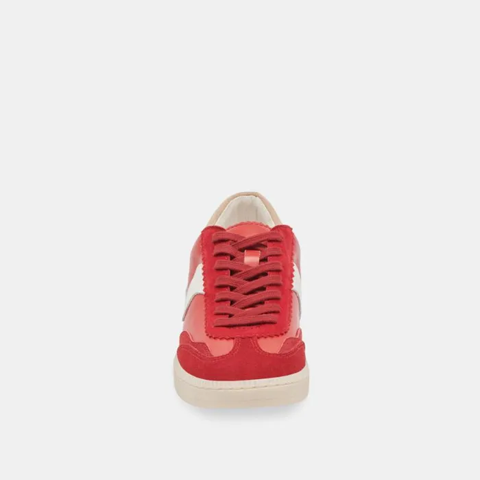 Dolce Vita Notice Sneakers Red Suede Women Sneakers
