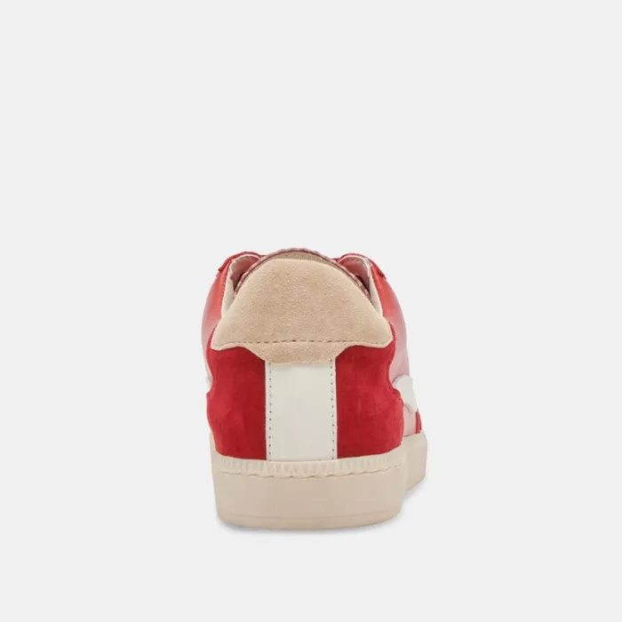 Dolce Vita Notice Sneakers Red Suede Women Sneakers