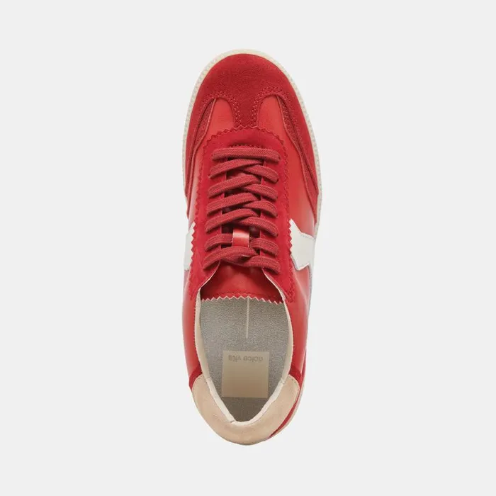 Dolce Vita Notice Sneakers Red Suede Women Sneakers
