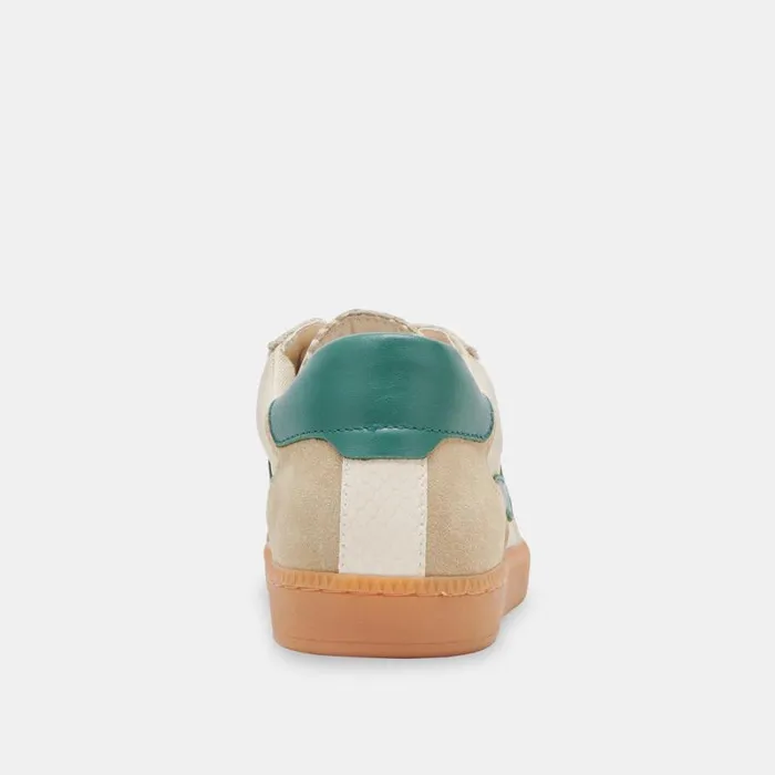 Dolce Vita Notice Sneakers White Green Leather Women Sneakers