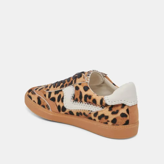 Dolce Vita Notice Stitch Sneakers Dk Leopard Calf Hair Women Sneakers