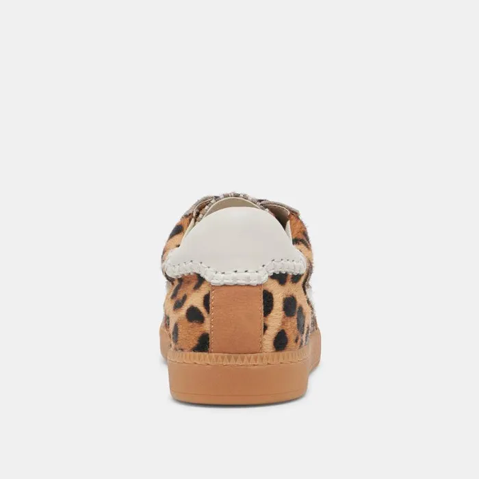 Dolce Vita Notice Stitch Sneakers Dk Leopard Calf Hair Women Sneakers