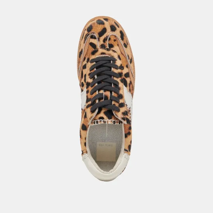 Dolce Vita Notice Stitch Sneakers Dk Leopard Calf Hair Women Sneakers