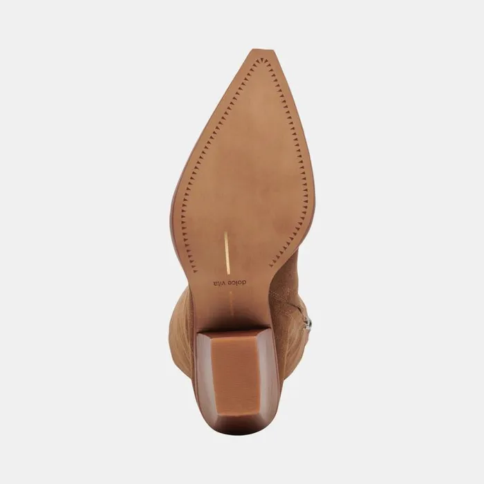 Dolce Vita Raj Boots Brown Suede Women Boots and Booties
