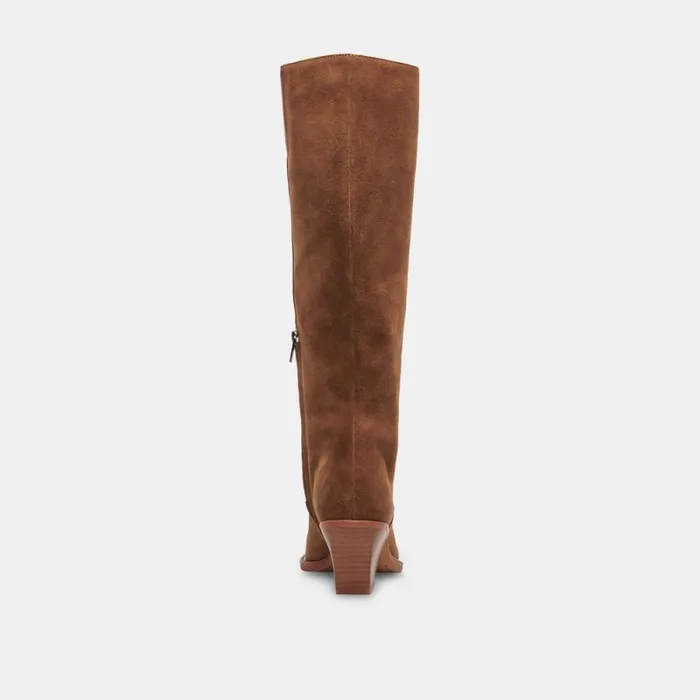 Dolce Vita Raj Boots Brown Suede Women Boots and Booties