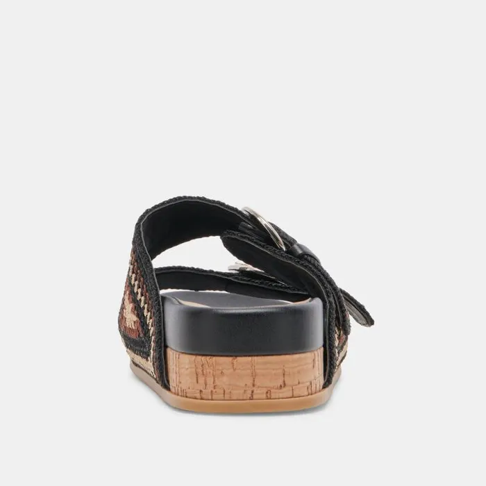 Dolce Vita Ralli Sandals Black Multi Knit Women Sandals