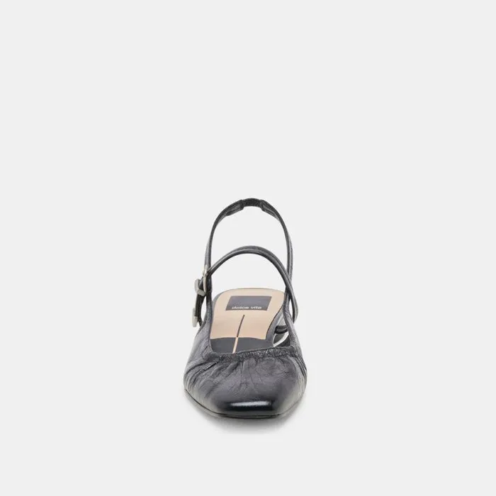 Dolce Vita Rianne Flats Midnight Crinkle Patent Women Flats and Loafers