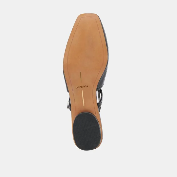 Dolce Vita Rianne Flats Midnight Crinkle Patent Women Flats and Loafers