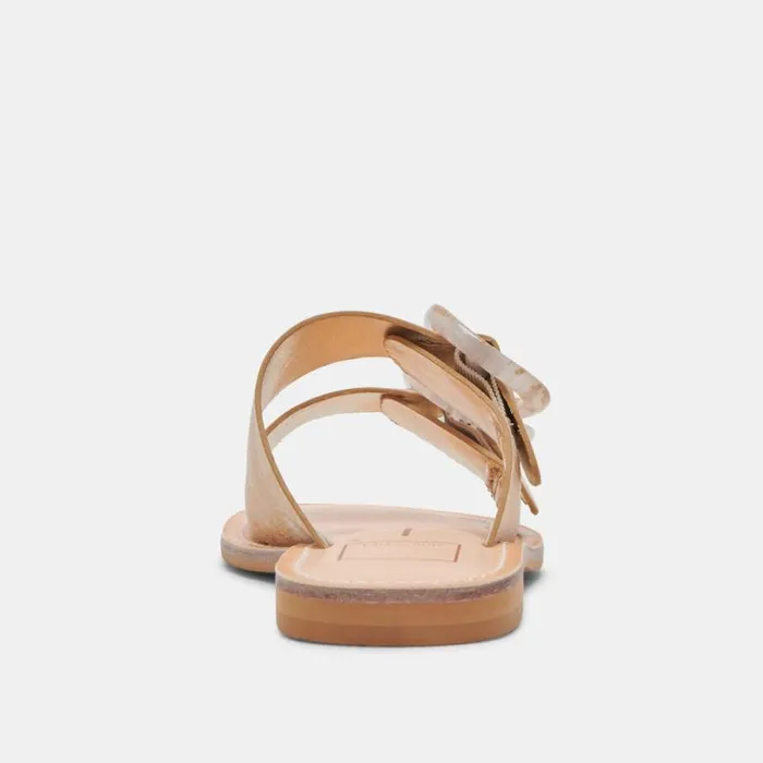 Dolce Vita Secily Sandals Light Gold Nubuck Women Sandals