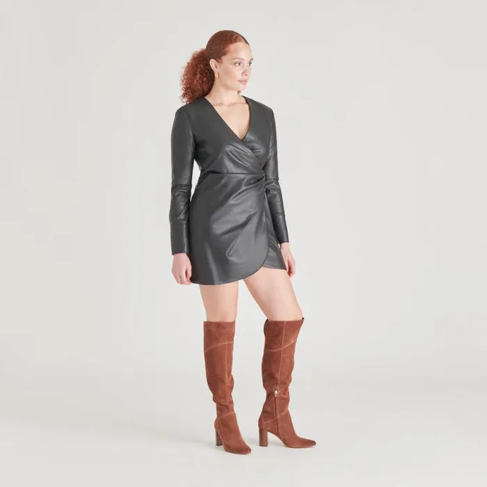 Dolce Vita Sury Boots Dark Saddle Suede Women Boots and Booties