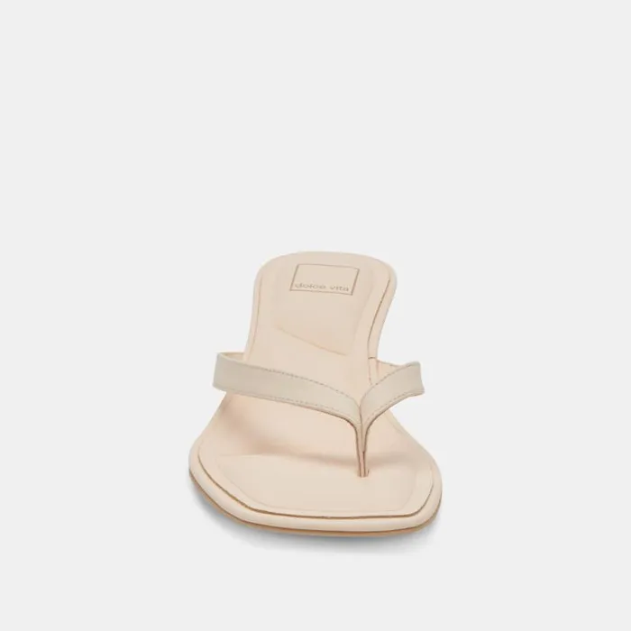 Dolce Vita Tasiah Sandals Bone Leather Women Heels