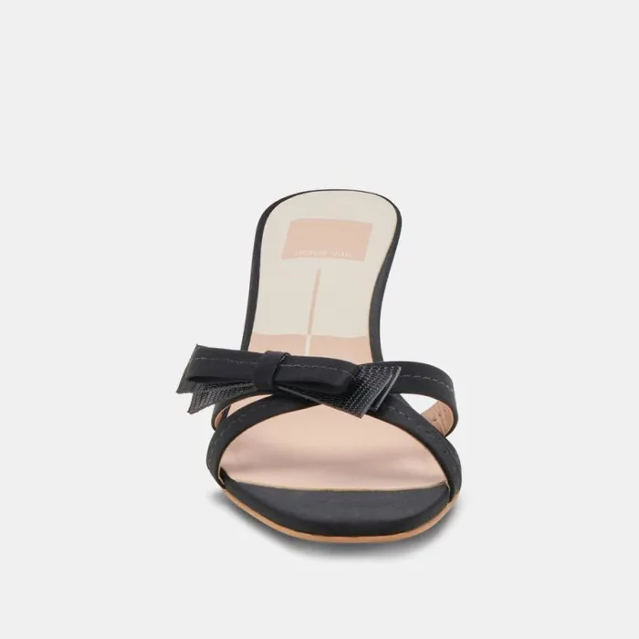 Dolce Vita Terisa Heels Onyx Satin Women Heels