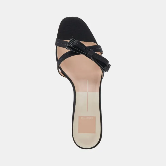 Dolce Vita Terisa Heels Onyx Satin Women Heels