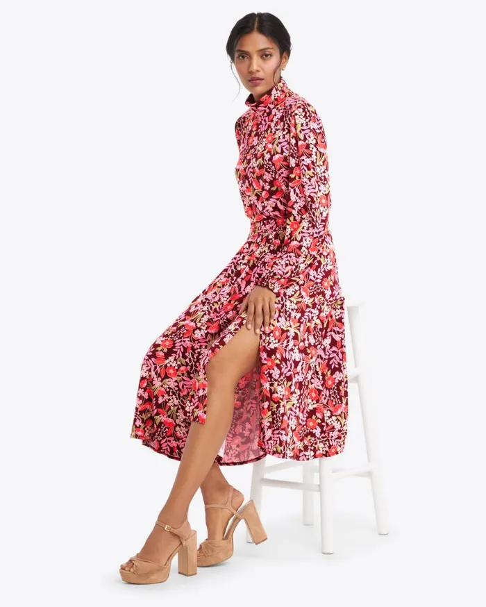 Draper James Bottoms and Skirts Women Side Slit Skirt In Flowering Vine