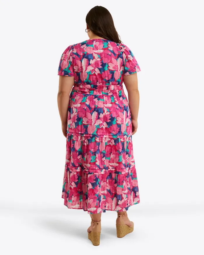 Draper James Dresses Women Hollie Midi Dress In Shadow Stripe