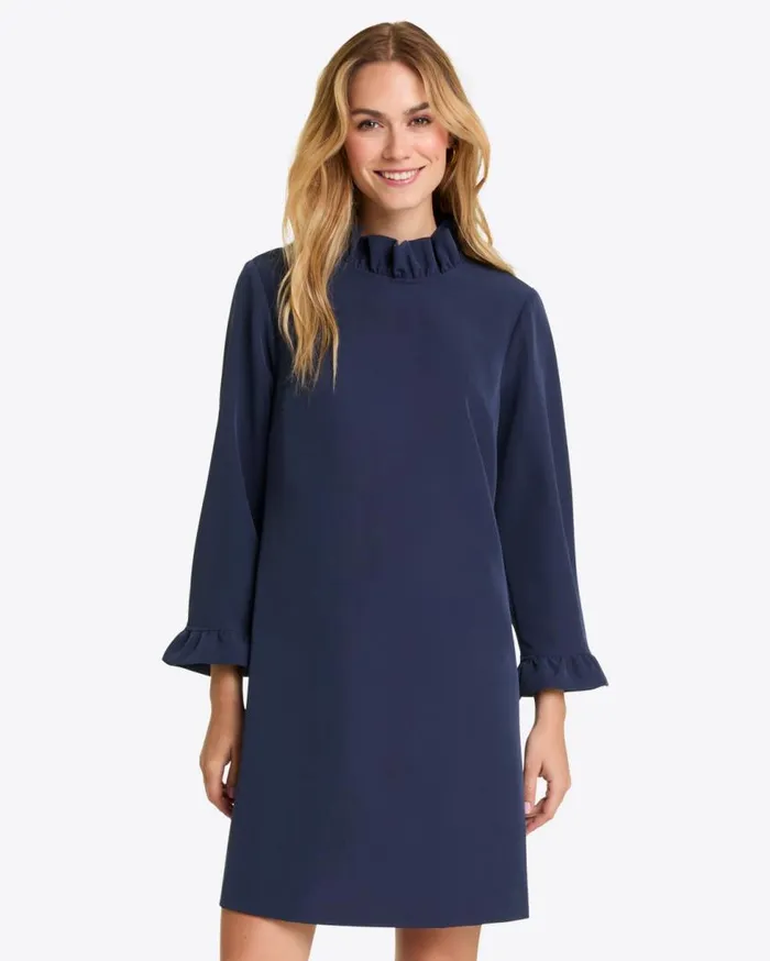 Draper James Dresses Women Lindsay Shift Mini Dress In Crepe