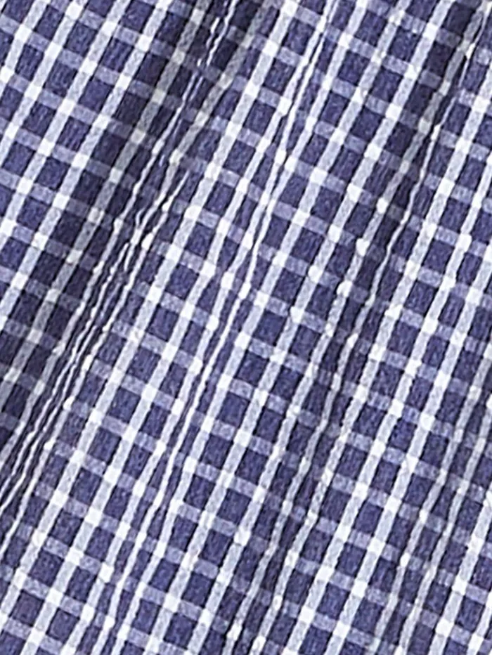 Draper James Extended Sizes Women Martie Tie Back Dress In Gingham Seersucker