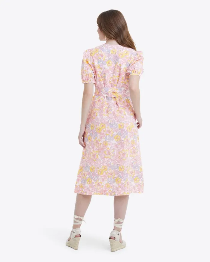 Draper James Extended Sizes Women Rhonda Wrap Dress In Lily Floral