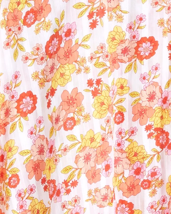 Draper James Extended Sizes Women Tye Mini Dress In Field Blossom