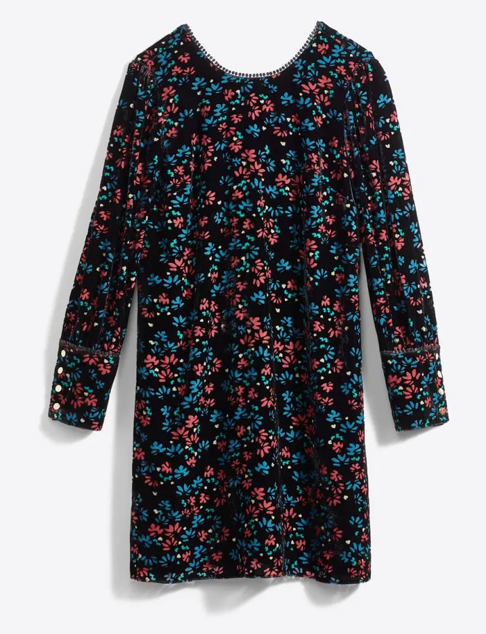 Draper James Extended Sizes Women Velvet Shift Dress In Holly