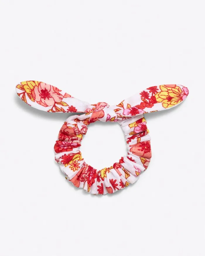 Draper James Hats and Hair Women Bow Scrunchie In Field Blossom