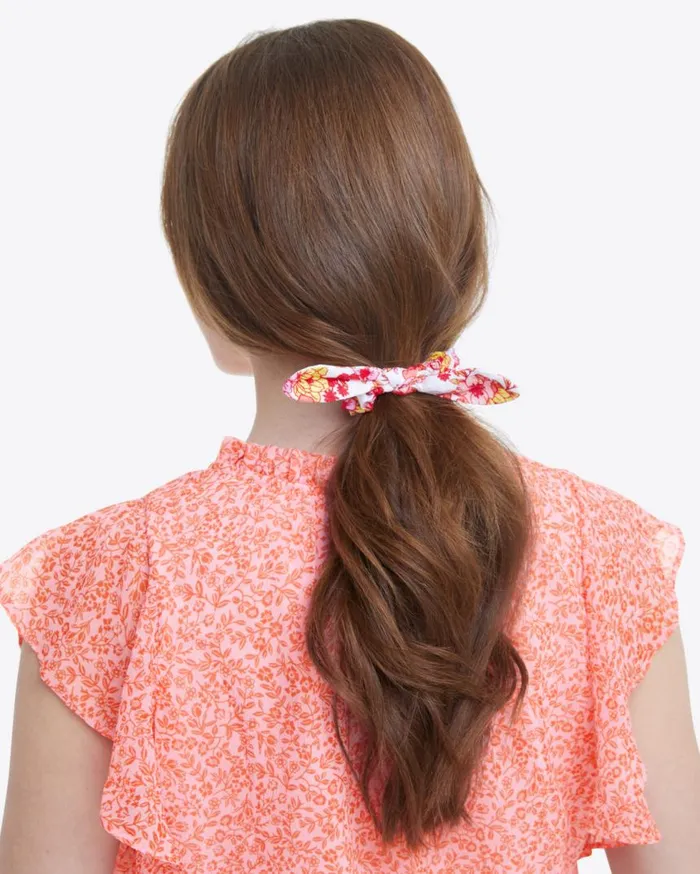 Draper James Hats and Hair Women Bow Scrunchie In Field Blossom