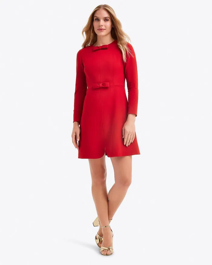 Draper James Home and Gifting Women LongSleeve Sadie Shift Dress In Ponte
