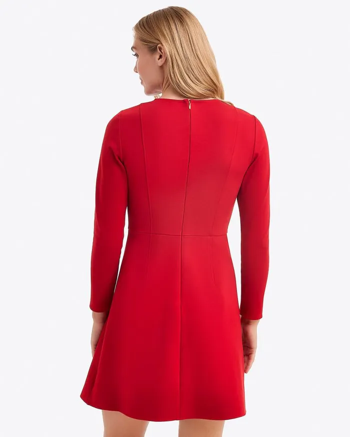 Draper James Home and Gifting Women LongSleeve Sadie Shift Dress In Ponte