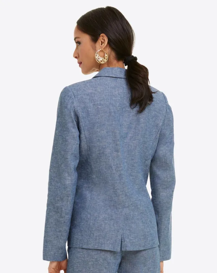 Draper James Jackets and Outerwear Women Chambray Blazer