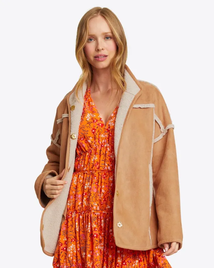 Draper James Jackets and Outerwear Women Reversible Sherpa Jacket