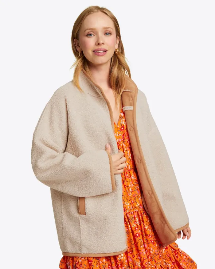 Draper James Jackets and Outerwear Women Reversible Sherpa Jacket