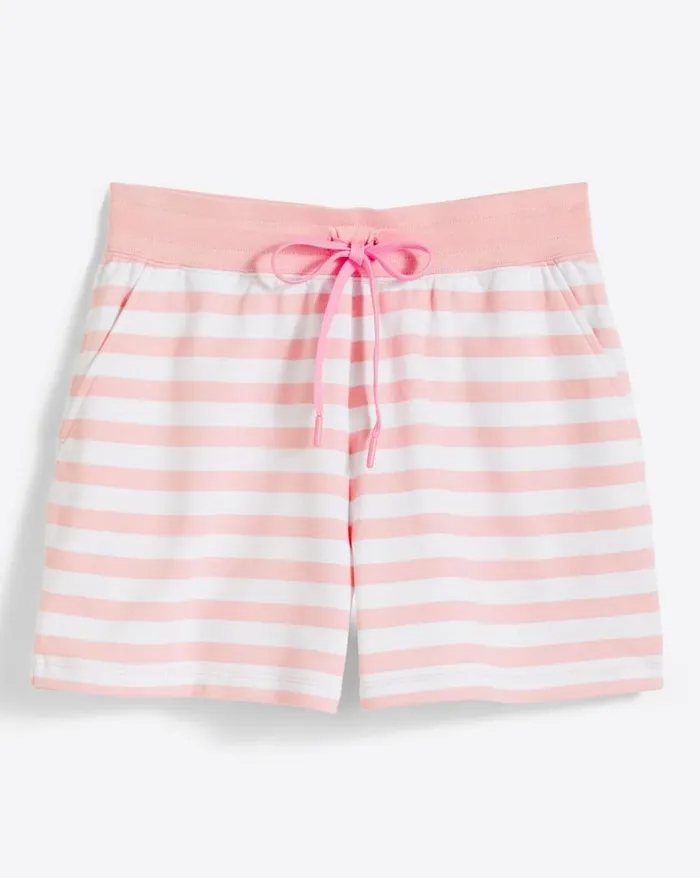 Draper James Lounge and Pajamas Women Natalie Shorts In Awning Stripe