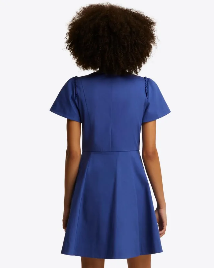Draper James Mini Women Mae Love Circle Dress In Royal Blue
