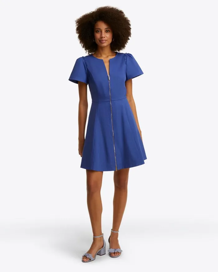 Draper James Mini Women Mae Love Circle Dress In Royal Blue