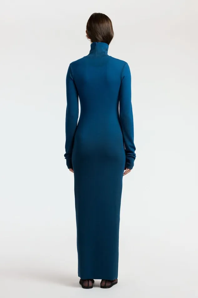 Dresses Skirts Women COTTON CITIZEN Verona Turtleneck Maxi Dress Harbor Cast Dresses Skirts Women COTTON CITIZEN Verona Turtleneck Maxi Dress Harbor Cast