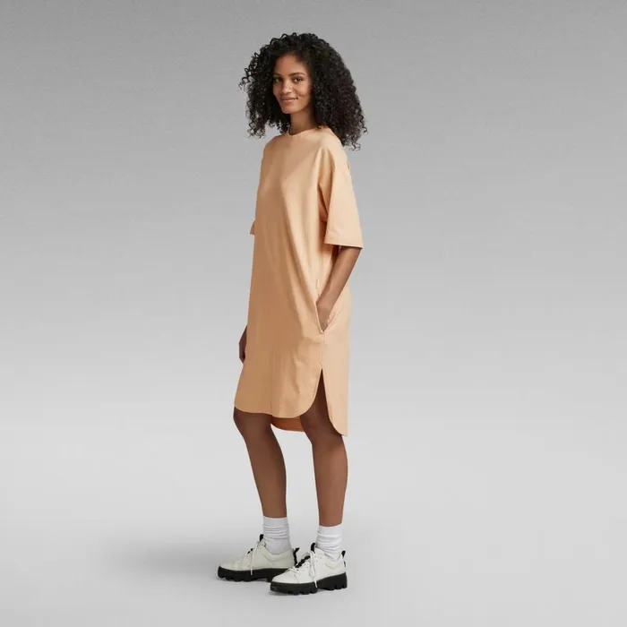 Dresses Women GStar RAW Boxy U Tee Dress Ivory Cream