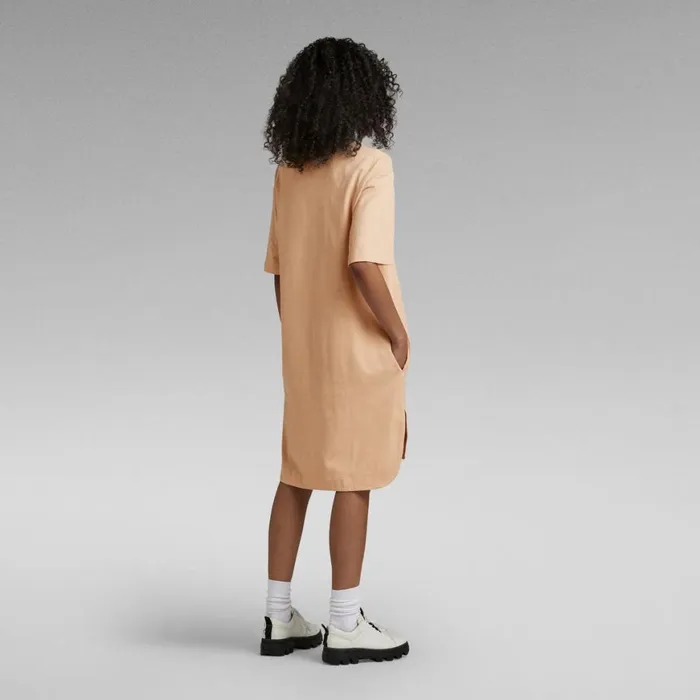 Dresses Women GStar RAW Boxy U Tee Dress Ivory Cream