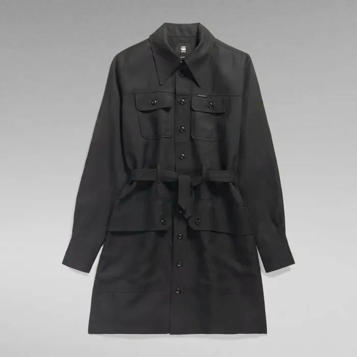 Dresses Women GStar RAW Military Shirt Dress Dark Black