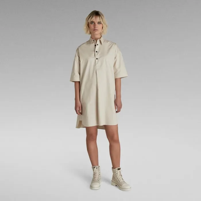 Dresses Women GStar RAW Shirt Dress Whitebait